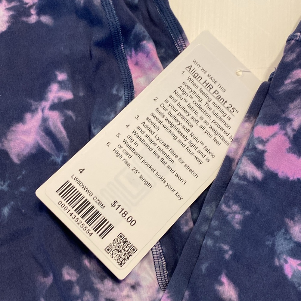 NWT LULULEMON Aligns. - Picture 2 of 5